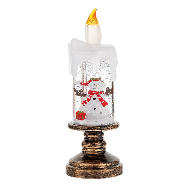 Creative Snowflake Crystal Ball Candle Light