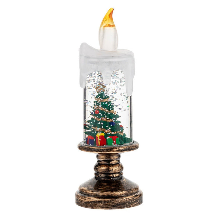 Creative Snowflake Crystal Ball Candle Light