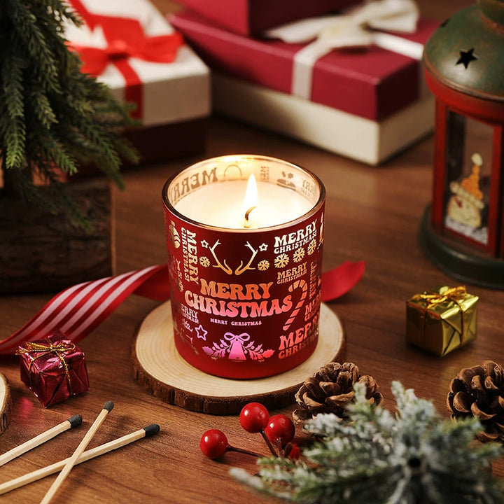 Premium Holiday Laser Cut Scented Candle