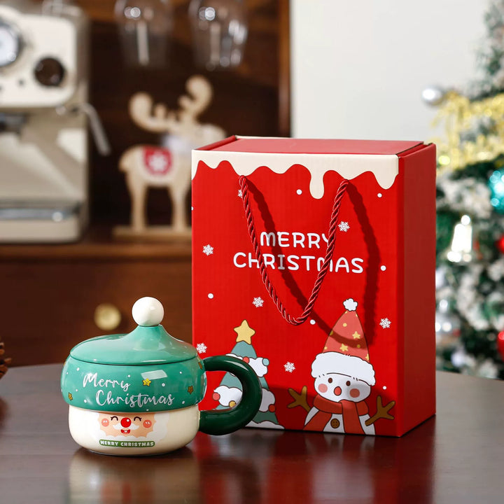 Cute Cartoon Santa Claus Ceramic Mug