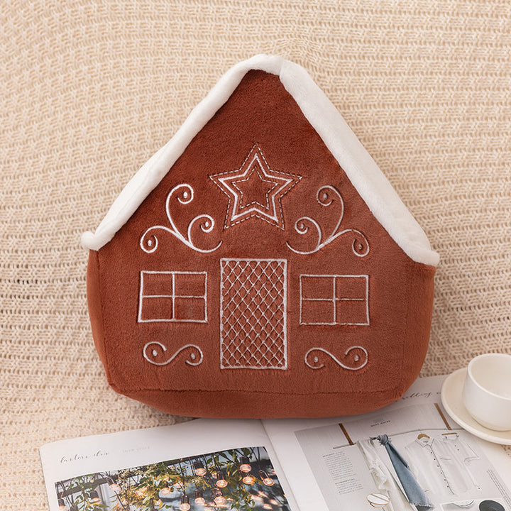 Christmas Snowflake Plush Cushion Pillow