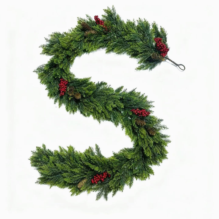 Christmas Pine Cedar Door Hanging Wreath
