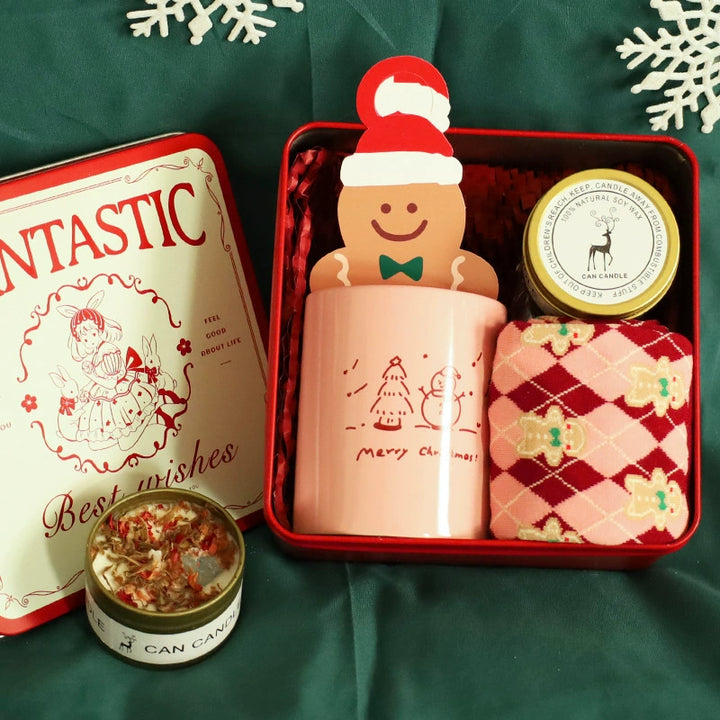 Premium Christmas Milk Cup Scented Candle Gift Set