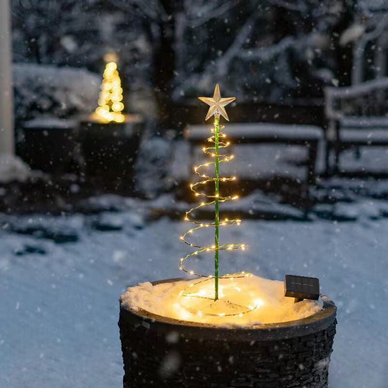 Colorful Solar LED Outdoor Christmas Tree