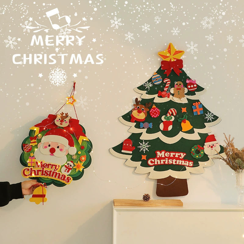 DIY Thickened Felt Christmas Tree Kit