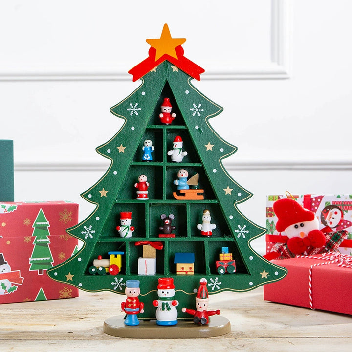 Mini Cartoon Christmas Tree Desktop Ornament