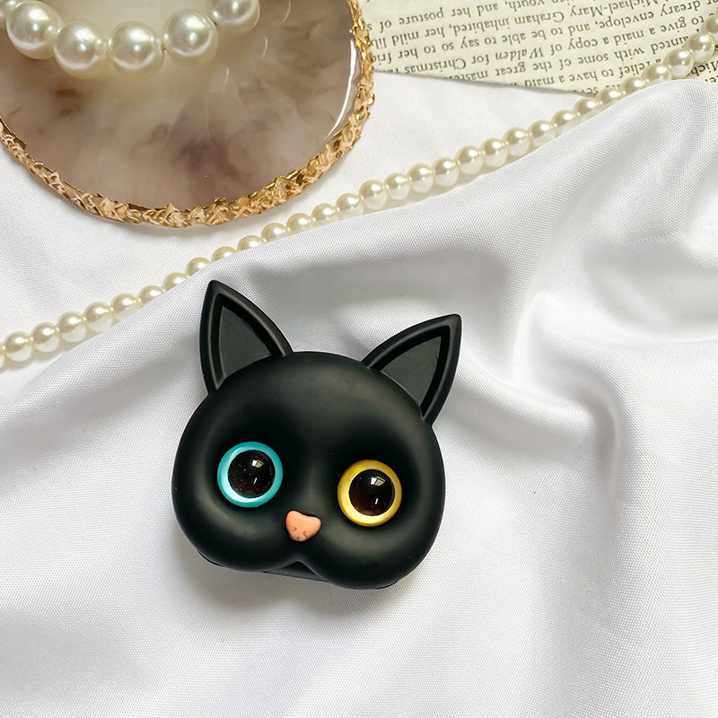 BowLift | 3D cute kitten phone holder with mini mirror