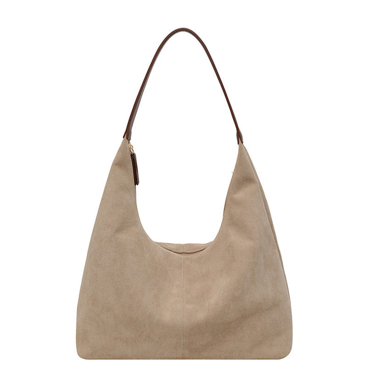 BowLift | Suede messenger bag with large capacity