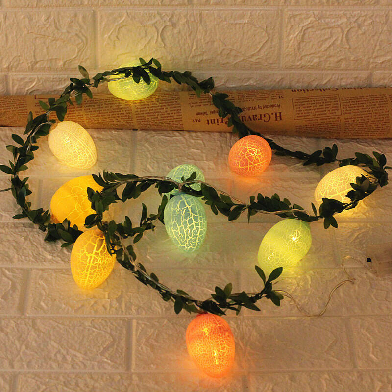 BowLift | Easter Cracked Egg Rattan  String LED Decorative String Lights