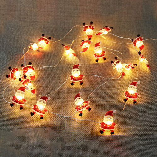 BowLift | Christmas Elk Snowman Decoration LED Copper Wire String Lights