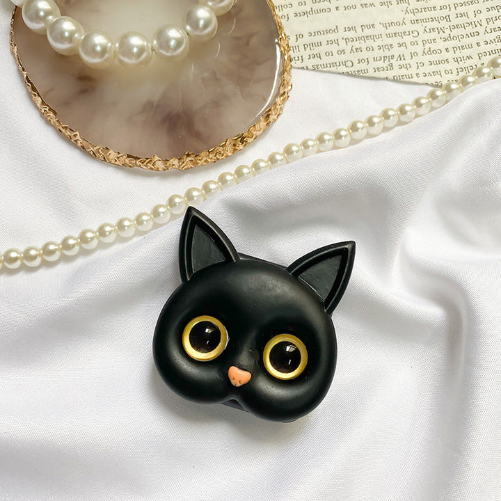 BowLift | 3D Cute Kitten Phone Holder with mini Mirror