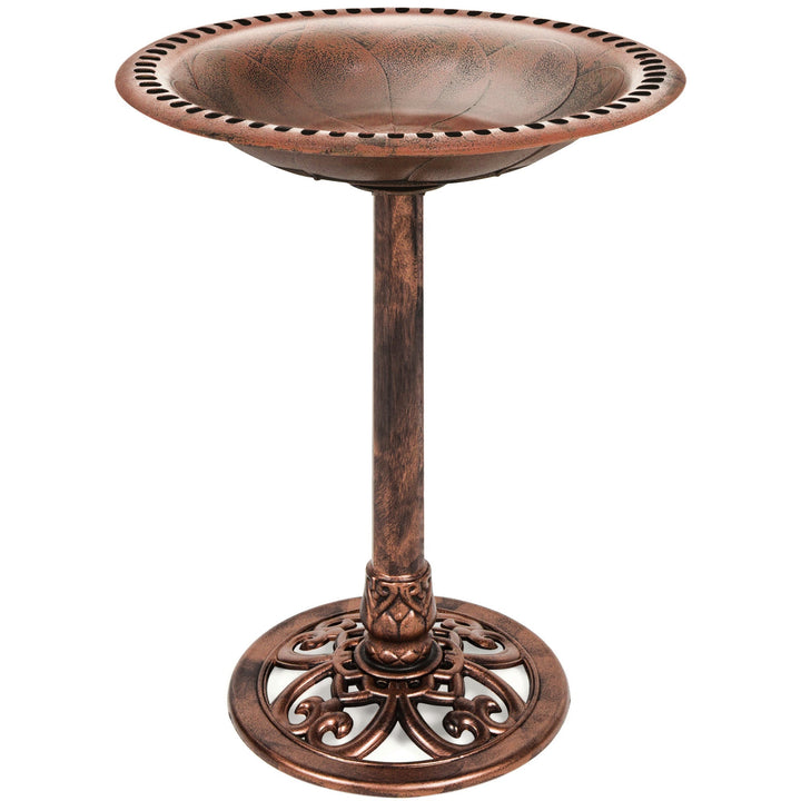BowLift | Birdbath for the garden with Fleur-de-Lis decoration