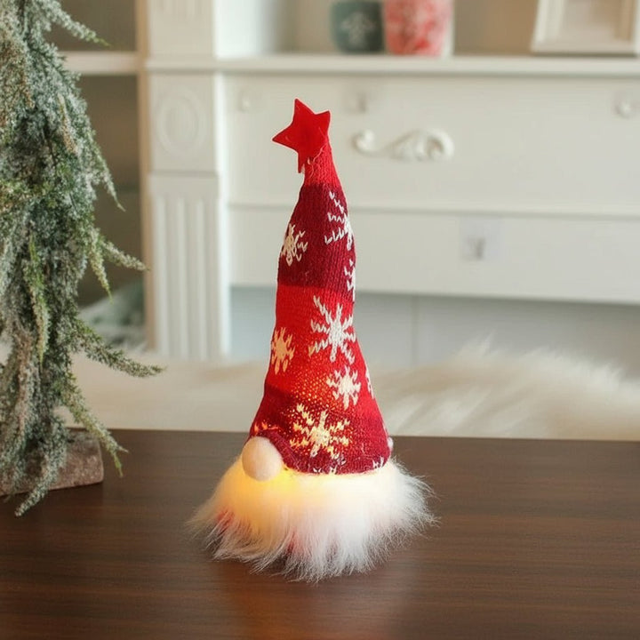 BowLift | Soft Plush Gnome with Gentle LED Lighting