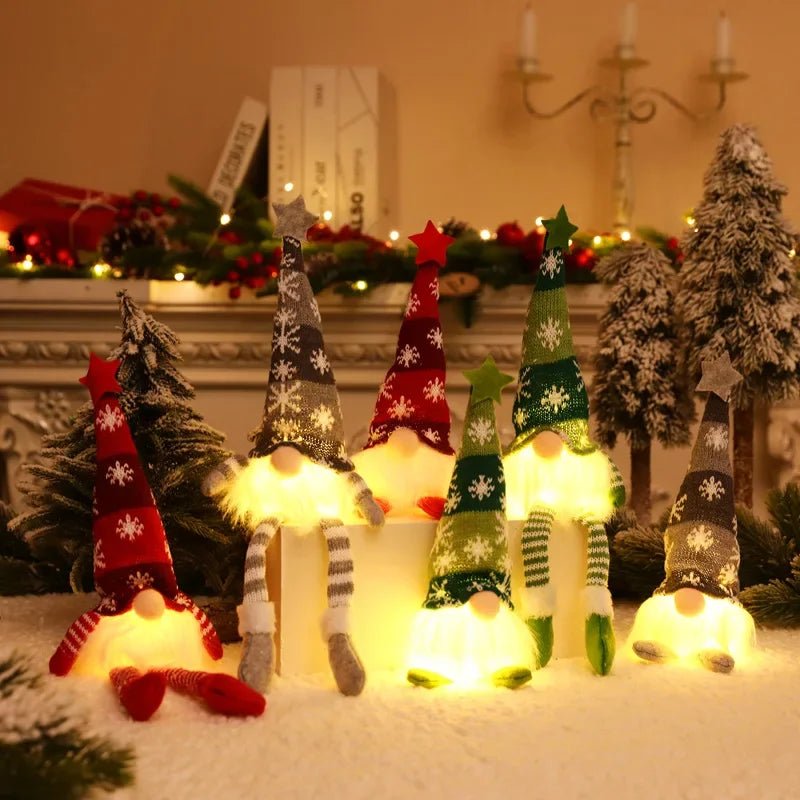 BowLift | Soft Plush Gnome with Gentle LED Lighting