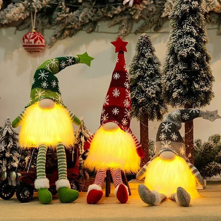 BowLift | Soft Plush Gnome with Gentle LED Lighting