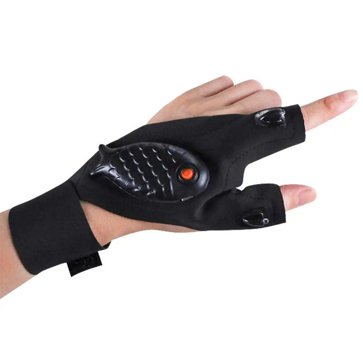 BowLift | Rechargeable Fingerless Repair Fishing LED Gloves