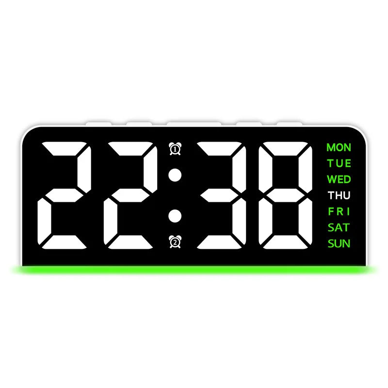 BowLift | Modern LED All Week Display Night Lamp Alarm Clock