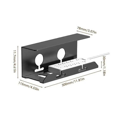 BowLift | CableFixx Cable Channel | Self-adhesive & Durable | For organization under the desk