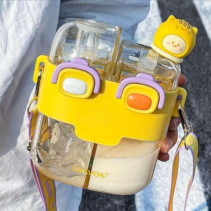 BowLift | Double-Bin Drink More Kids Water Bottle