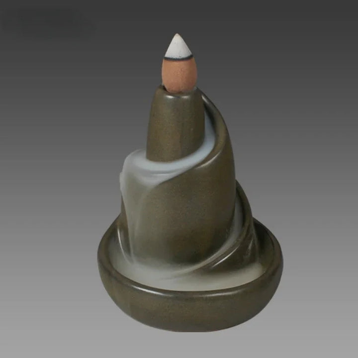 BowLift | Black River Ceramic Backflow Incense Burner