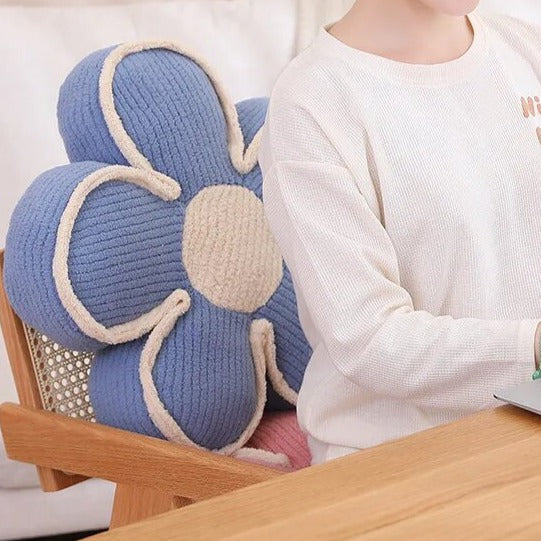 Pastel Fluffy Flower Cushion | Bowlift