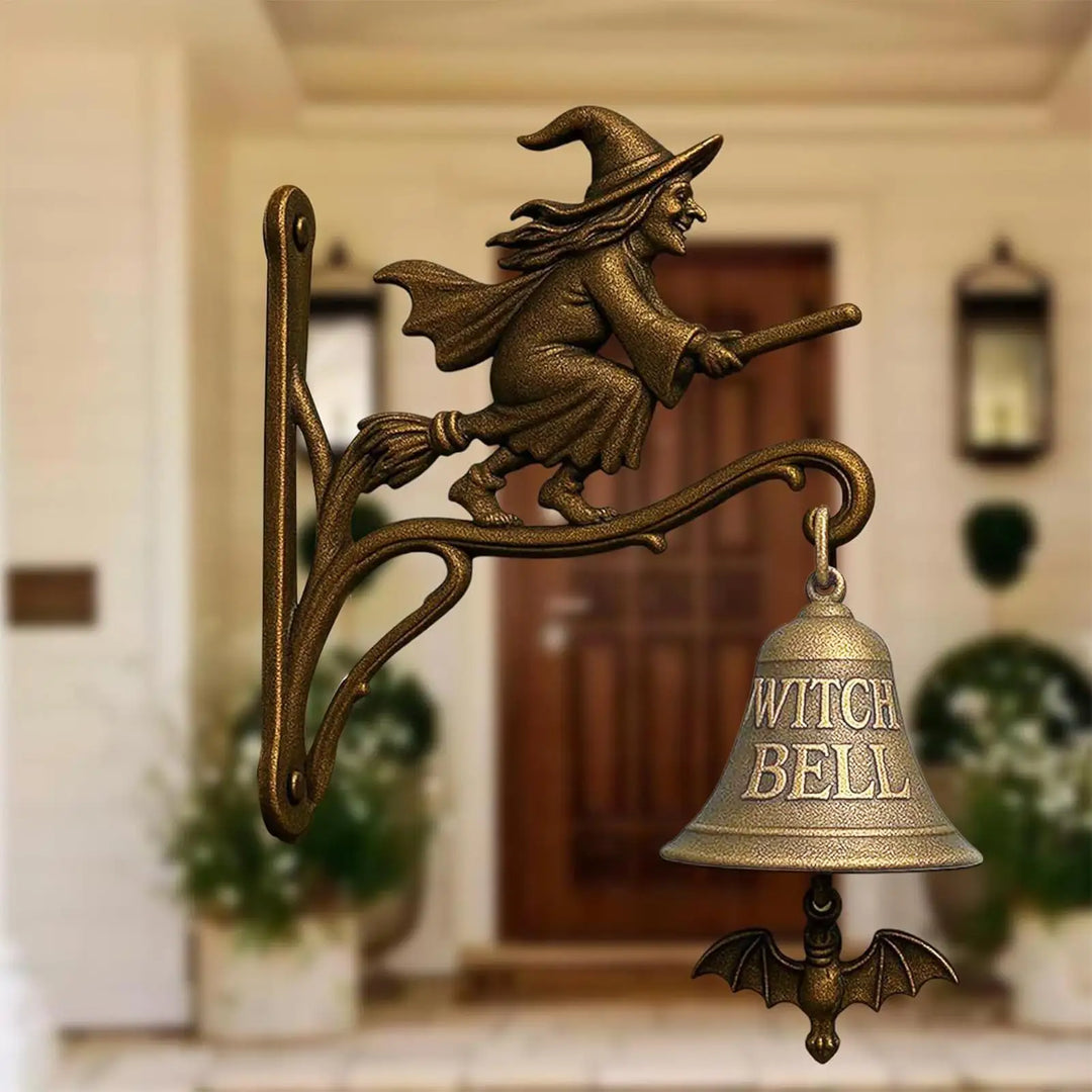BowLift | Witch Bell with Skull for Home and Garden