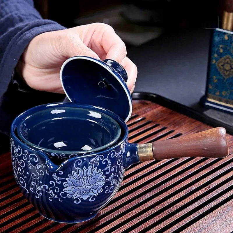 BowLift | Traditional Harmony Ceramic Rotating Teapot