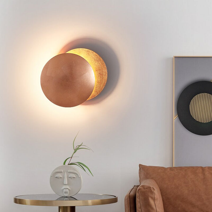 BowLift | SolGlow Solar Eclipse LED Wall Light | Modern Mood Light | Elegant Wall Lamp for Living Room & Bedroom