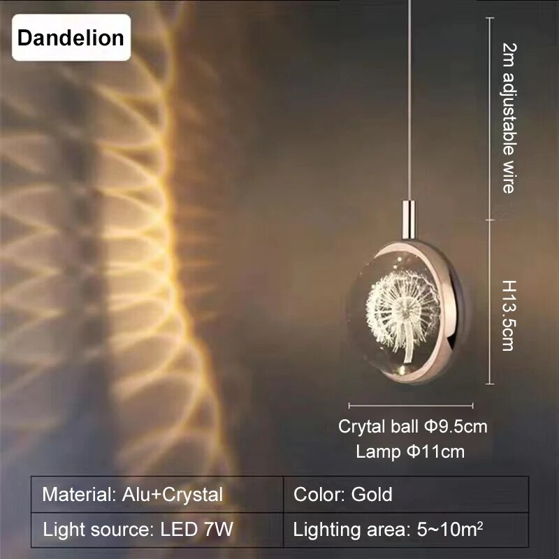 BowLift | Romantic Crystal Rotating Mood LED Lights