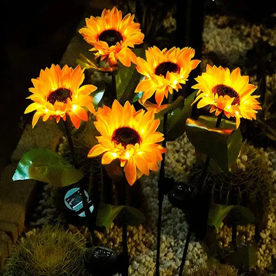 BowLift | Waterproof Solar Sunflower Lamp for Garden & Terrace