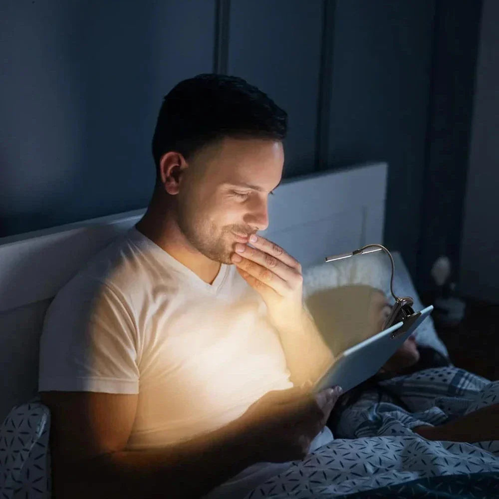 BowLift | LED rechargeable reading lamp with touch control | Autumn lighting - Nellie