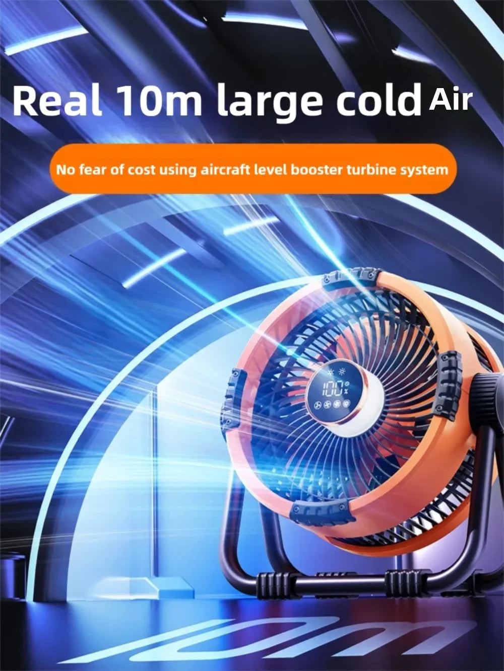 BowLift | AEROLIA NightCool | 4-in-1 Fan & Night Light | 20000mAh Battery | Usable Hanging & Standing