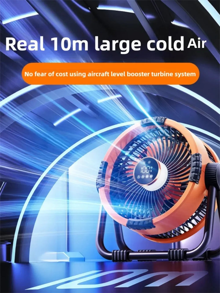 BowLift | AEROLIA NightCool | 4-in-1 Fan & Night Light | 20000mAh Battery | Usable Hanging & Standing