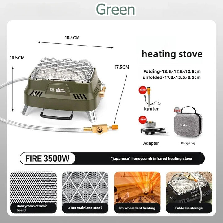 BowLift | Portable Nomad Camping Stove Multi-Purpose Heater