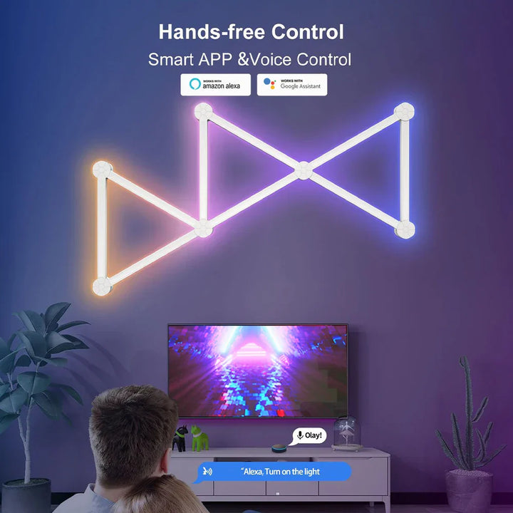 BowLift | Smart Mosaic DIY Ambient Intelligent App Control Wall Lamp