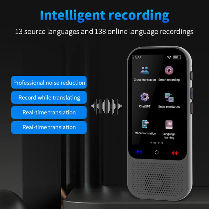 BowLift | Portable Voice Translator Device with 138 Languages and Offline Support