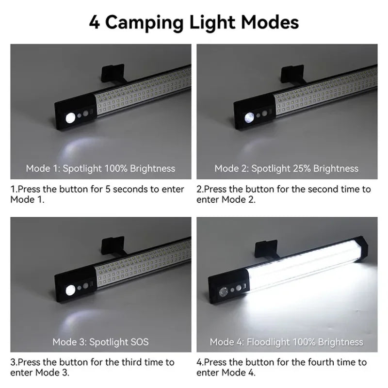 BowLift | Solario Split Solar Lamp | 158 LEDs | Motion Sensor & Remote Control | 10W Solar Light