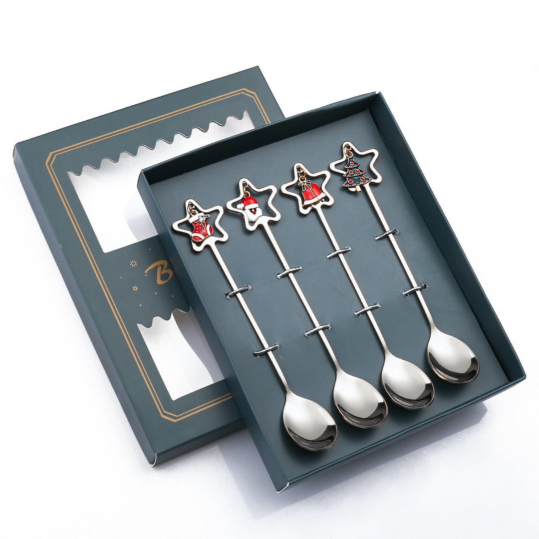 BowLift | 4Pcs Christmas Best Wishes Tableware Set