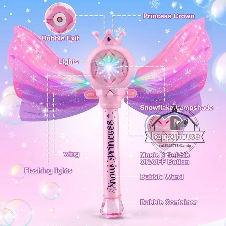 BowLift | Bubbleonaut Bubble Blaster | 5000+ Bubbles | LED & 360° Leak Protection | Astronaut Design