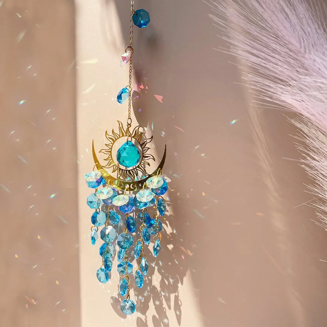 BowLift | Radiant Moonlit Quartz Prism Suncatcher