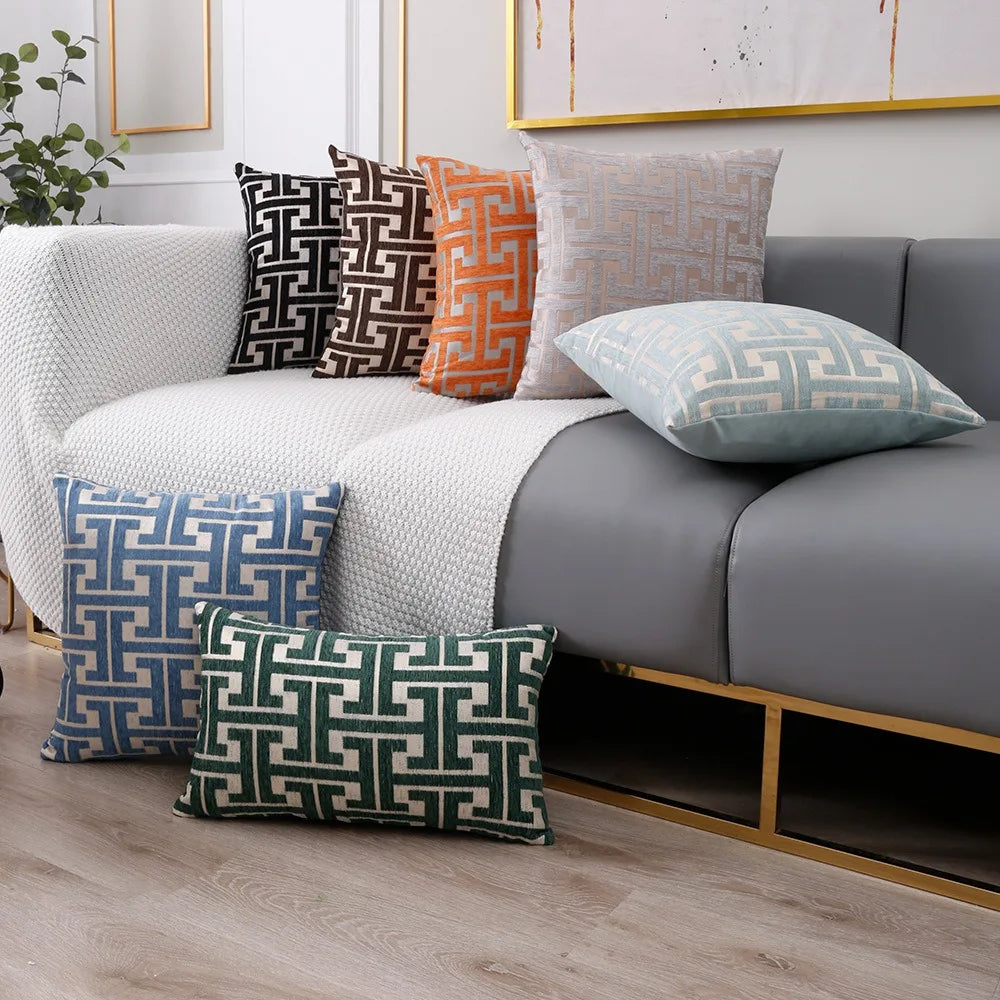BowLift | Embroidered Cushion without Filling for Sofa and Living Room