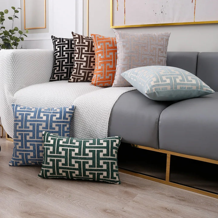 BowLift | Embroidered Cushion without Filling for Sofa and Living Room