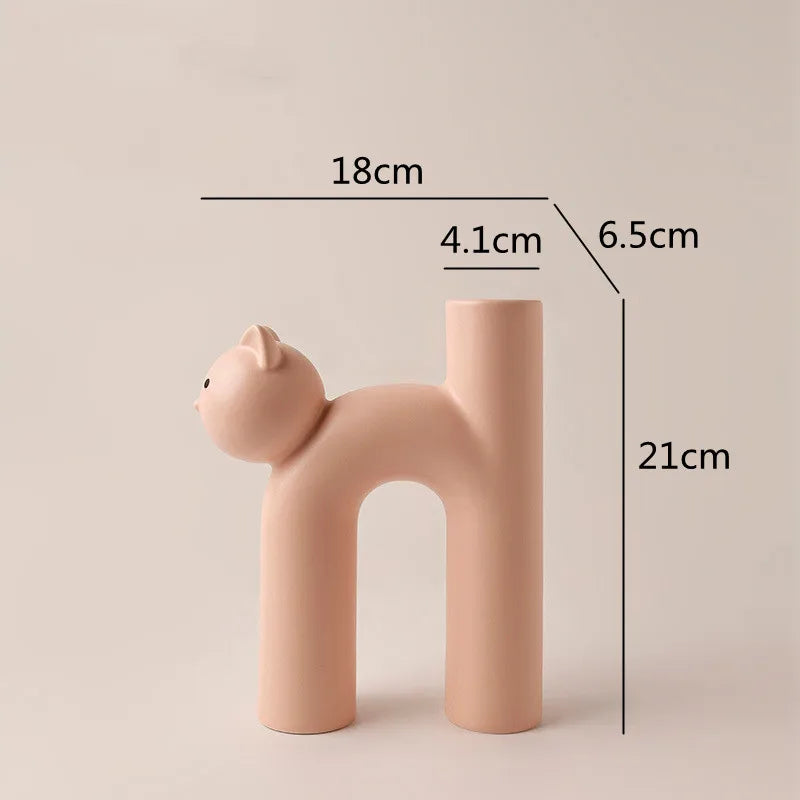 BowLift | Mini Cat Elegant Minimal H-shaped Flower Vase