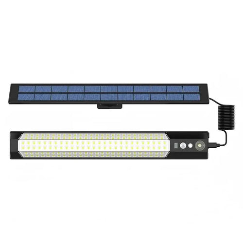 BowLift | Solario Split Solar Lamp | 158 LEDs | Motion Sensor & Remote Control | 10W Solar Light