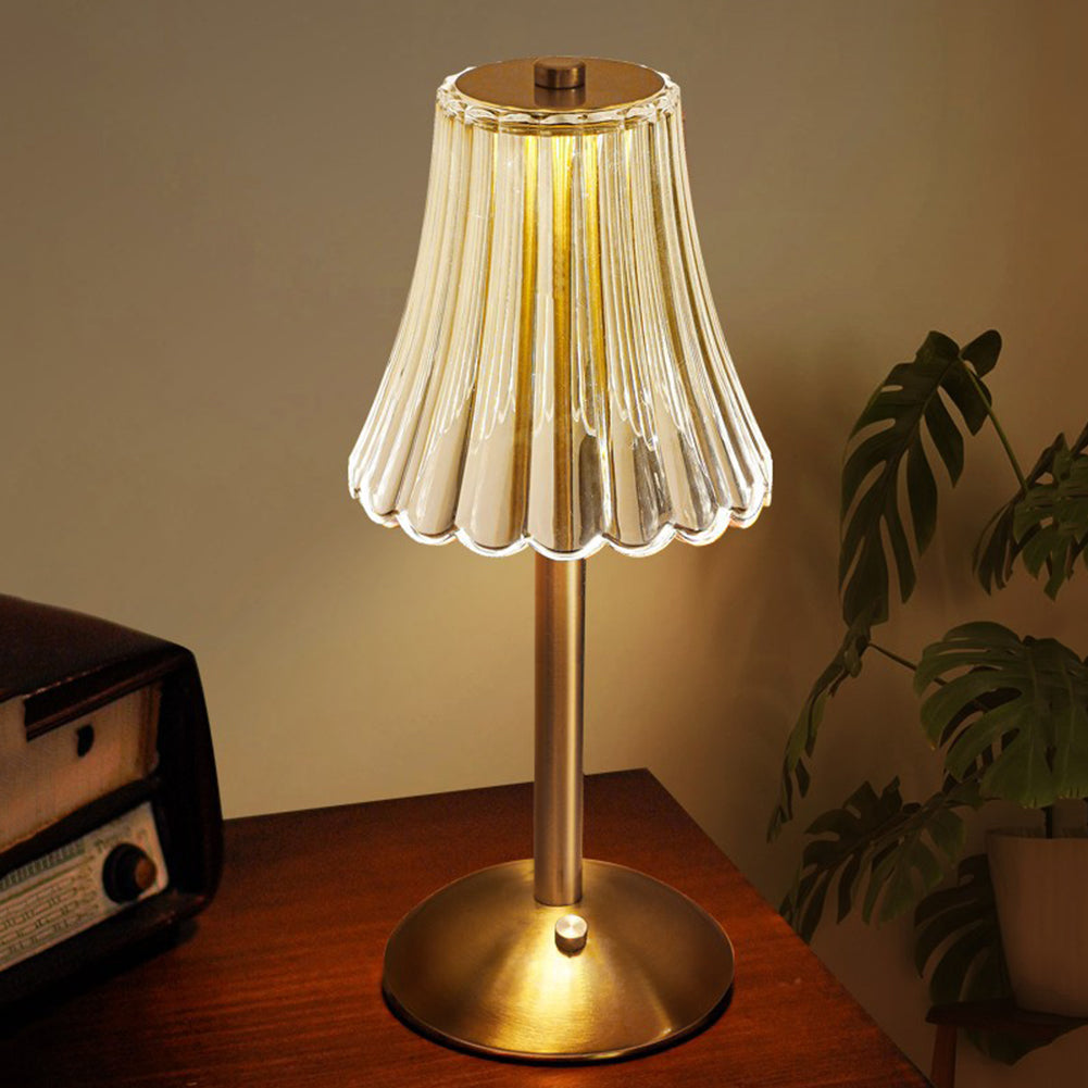 BowLift | Golden Crystal Table Lamp