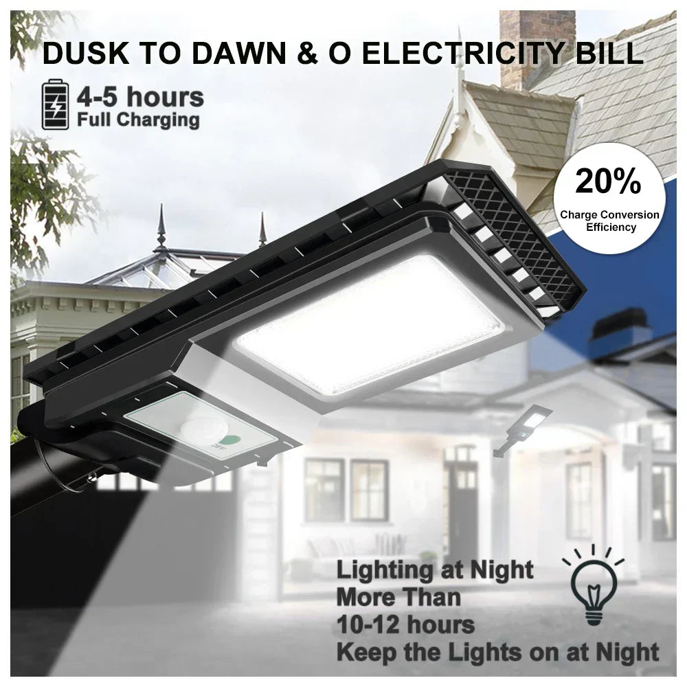 BowLift | Solaris ProLumen | 156 LEDs | Motion Sensor | Solar Powered & Wireless