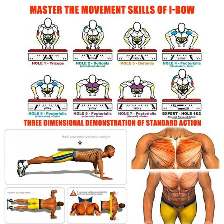 BowLift | Portable Multifunctional Push-up Board