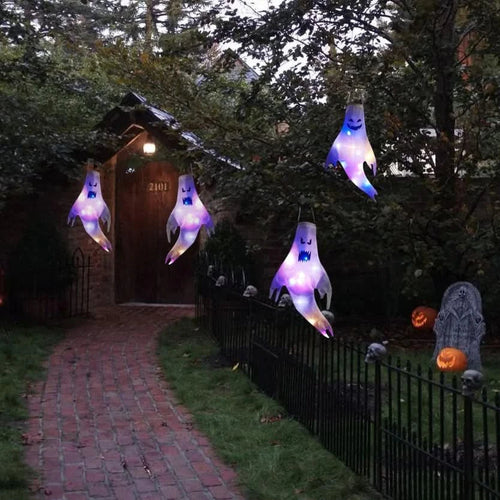 BowLift | Halloween Hanging Ghost Lights – LED Outdoor Decor