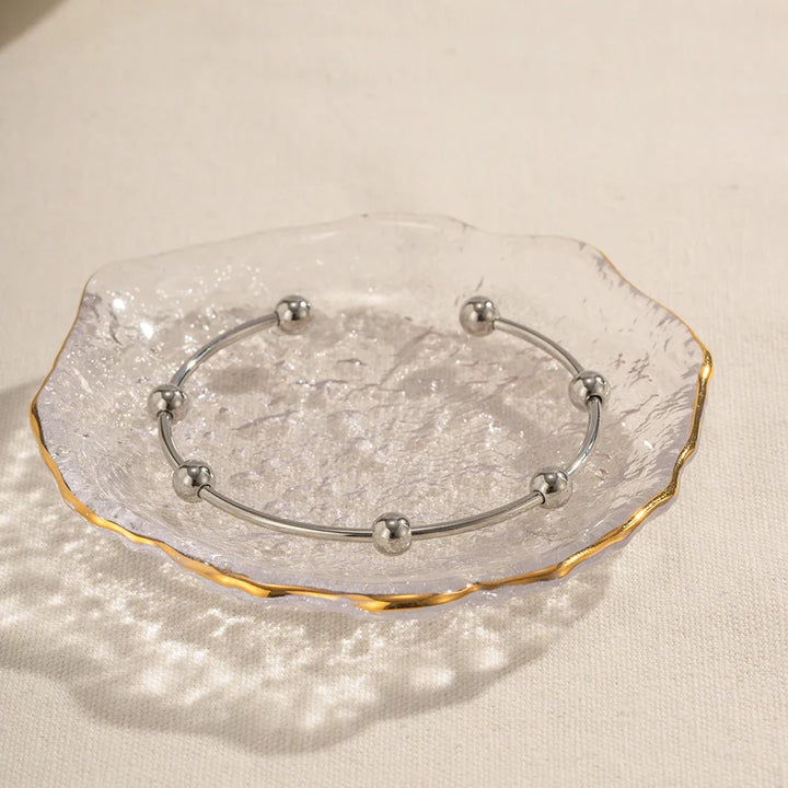 BowLift | Classy Separated Sphere Bangle Bracelet