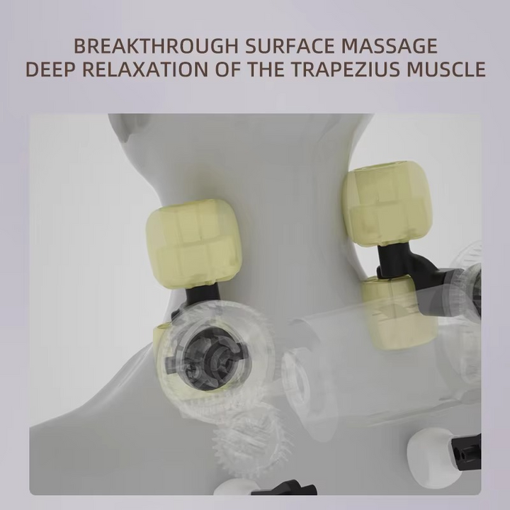 BowLift | Wireless Neck and Shoulder Massager with Deep-Kneading for Back and Cervical Relief